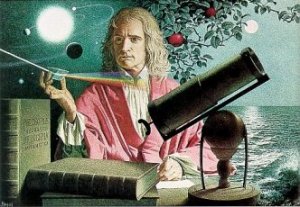 Sir Isaac Newton's world.